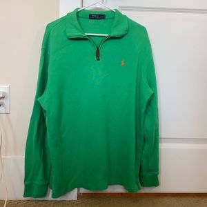 Polo Ralph Lauren quarter zip green size L